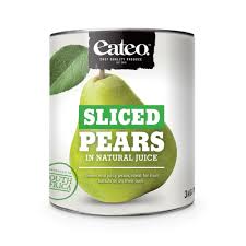 EATEO PEAR SLICES 3kg