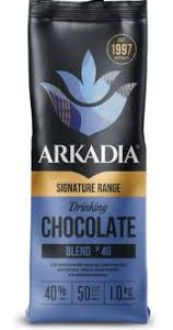 ARKADIA 40% COCOA DRINKING CHOCOLATE 1kg (12) GF