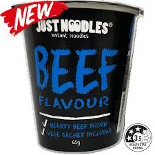 JUST NOODLES BEEF FLAVOUR (12x65gm)