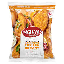 INGHAMS SOUTHERN STYLE CHICKEN FILLETS 5kg