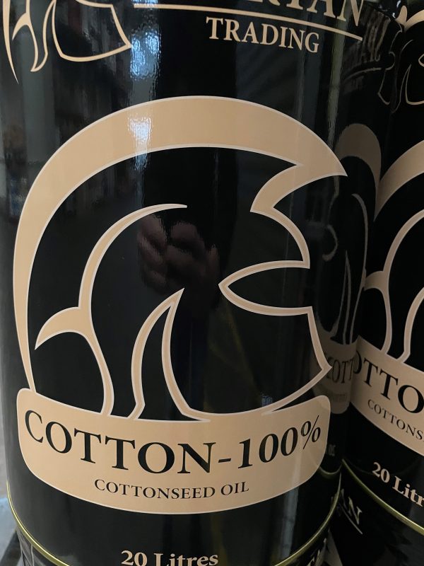SPARTAN (GOLD)  PURE 100% COTTONSEED OIL 20lt