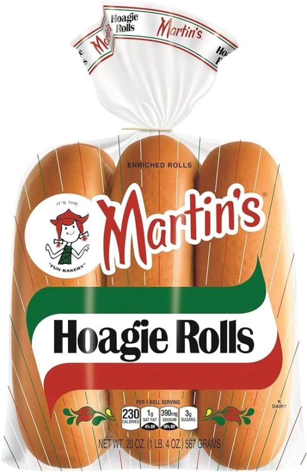MARTINS HOAGIE ROLLS 36pcs