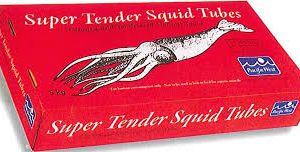 PACIFIC WEST SUPER TENDER SQUID TUBES 5kg (RED)