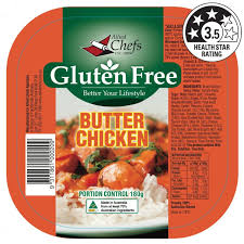 ALLIED CHEF GF  BUTTER CHICK WITH RICE (12x180gm)
