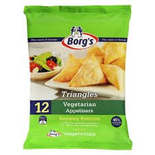 BORGS VEGETABLE TRIANGLES 12pcs 360gm (10)