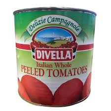 DIVELLA PEELED TOMATO 2.5kg (6)