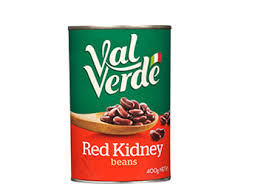 VAL VERDE RED KIDNEY BEANS 400gm (12)
