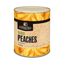 SANDHURST PEACH SLICES IN JUICE 3kg (3)