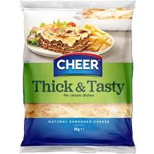CHEER GRATED TASTY CHEESE 2kg (6)