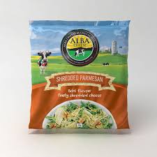 ALBA SHREDDED PARMESAN CHEESE 1kg  (8)