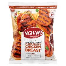 INGHAMS FLAME GRILLED FILLETS 1kg (5)  H