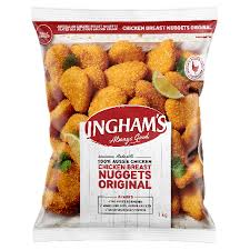 INGHAMS BREAST NUGGETS 1kg (5)  H