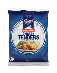 STEGGLES SWEET CHILLI STRIPS 1kg (6)  H