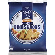 STEGGLES DINO SNACKS 1kg (6)  H