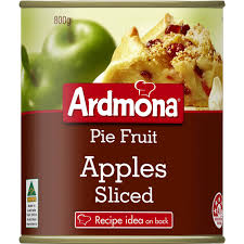ARDMONA PIE APPLE SLICED 800gm (12)