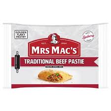 MRS MACS TRADITIONAL BEEF PASTIES 12x165gm