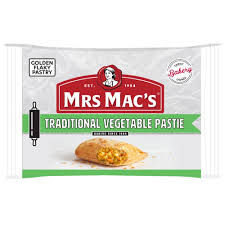 MRS MACS TRADITIONAL VEGETABLE PASTIES 12x165gm