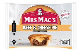 MRS MACS HALAL BEEF CHEESE PIES 12x175gm  H