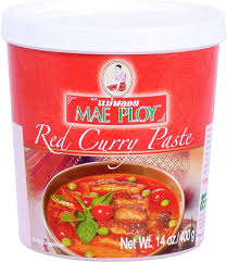 MAEPLOY RED CURRY PASTE 400gm (12)