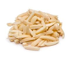 ALMONDS BLANCHED SLIVERED 1kg