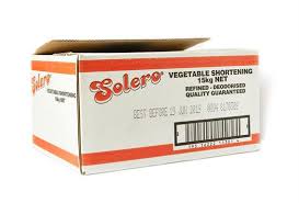 SOLERO SHORTENING VEGETABLE  15kg
