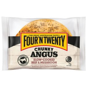 4N20 CHUNKY ANGUS BEEF N MUSHROOM PIE 12x175gm