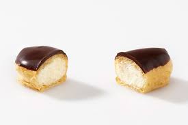 READY BAKE PETITE ECLAIRS CREAM FILL CHOC TOP 115s