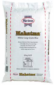 RIVIANA WHITE LONG GRAIN RICE 25kg