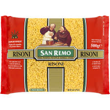 SAN REMO PASTA RISONI No47 500gm (12)
