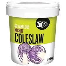 ZOOSH COLESLAW DRESSING 15kg  GF