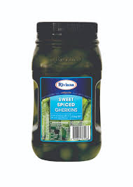 RIVIANA SWEET SPICED GHERKINS WHOLE 2.2kg (6)