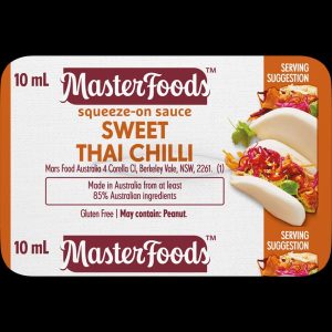 MASTERFOODS SWEET CHILLI SAUCE PC 100x10gm VE H