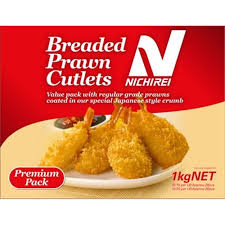 NICHIREI PRAWN CUTLET RED PACK 10/15 1kg (12)