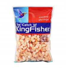 KINGFISHER SHRIMPS CKD & PEELED 100/200 1kg (10)