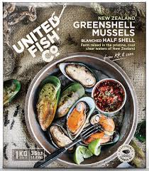 GREEN HALF SHELL MUSSELS 1kg (12)