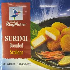 KINGFISHER SURIMI SCALLOPS 1kg (10)