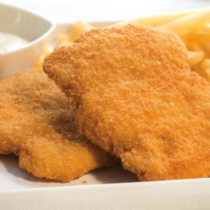 UNIVERSAL HALF THIGH SCHNITZEL APP 120gm 40pcs