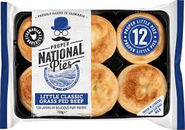 LITTLE CLASSIC BEEF PIES 48x60gm 20404
