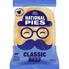NATIONAL CLASSIC BEEF PIES 16x180gr  20513