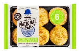LITTLE CURRIED CHICKEN PIES 36x60gm 20502