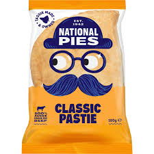 NATIONAL CLASSIC PASTIE 12 x 180gm   20518