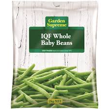 GARDEN SUPREME WHOLE GREEN BEANS 2kg (6)