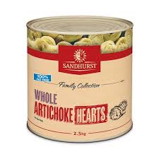 SANDHURST ARTICHOKE HEARTS 2.5kg
