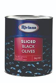 RIVIANA SLICED BLACK OLIVES 3kg (6)