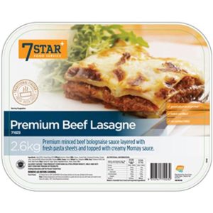 7 STAR LASAGNE PREMIUM BEEF 2.6kg (5)