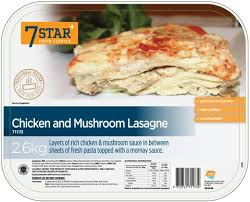 VESCO CHICKEN MUSHROOM LASAGNE 2.6kg (5)