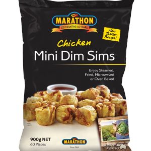 MARATHON MINI CHICKEN DIM SIMS 900gm (6) H
