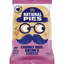 NATIONAL CHEF CHUNKY BEEF BAC & CHE 12x220gm 20077