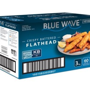BLUE WAVE CRISPY BATTERED FLATHEAD 3kg